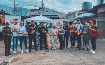 Exitosa jornada de recolección en la Plaza de la 28: 407 kilos de alimentos donados para poblaciones vulnerables