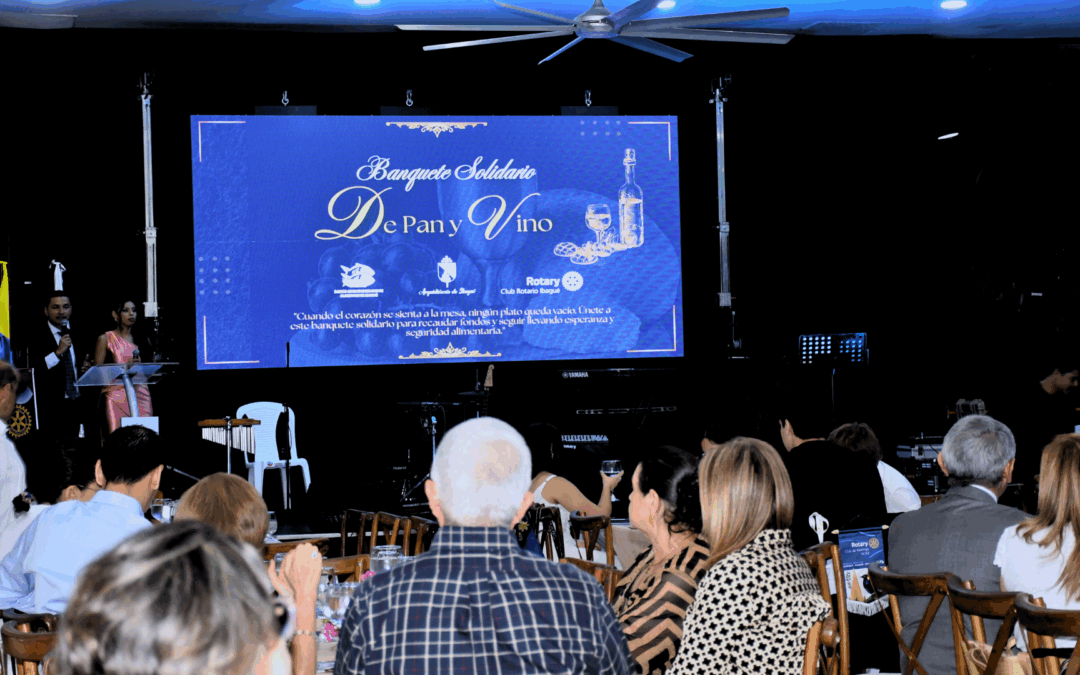 Más de 400 corazones unidos en el Banquete del Pan y el Vino del Banco de Alimentos y el Club Rotario