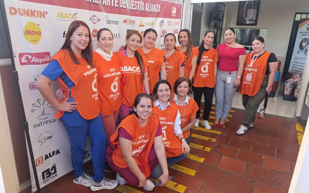 Personal de salud de Asotrauma fortalece acciones solidarias en el Banco de Alimentos