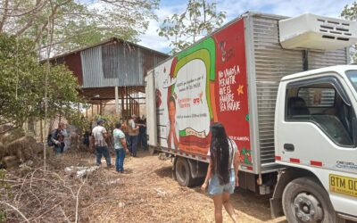 Cerca de 7 toneladas de ayuda fueron entregadas a familias afectadas por los incendios en La Flor