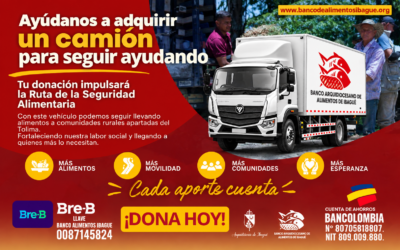 Banco de Alimentos busca un nuevo camión para llevar más ayuda al Tolima