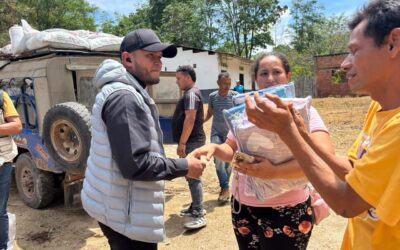 Más de 3,5 toneladas de ayudas llegan a Valle de San Juan y Payandé